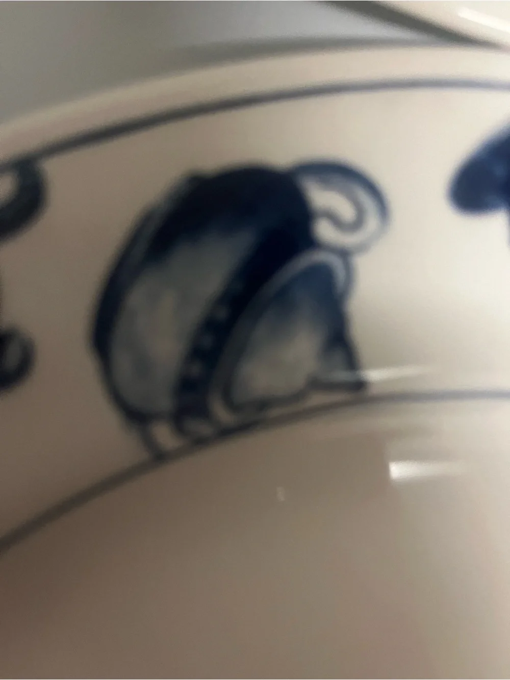 Vintage Pier 1 Angleterre Blue Teapot Dinner Plate 10